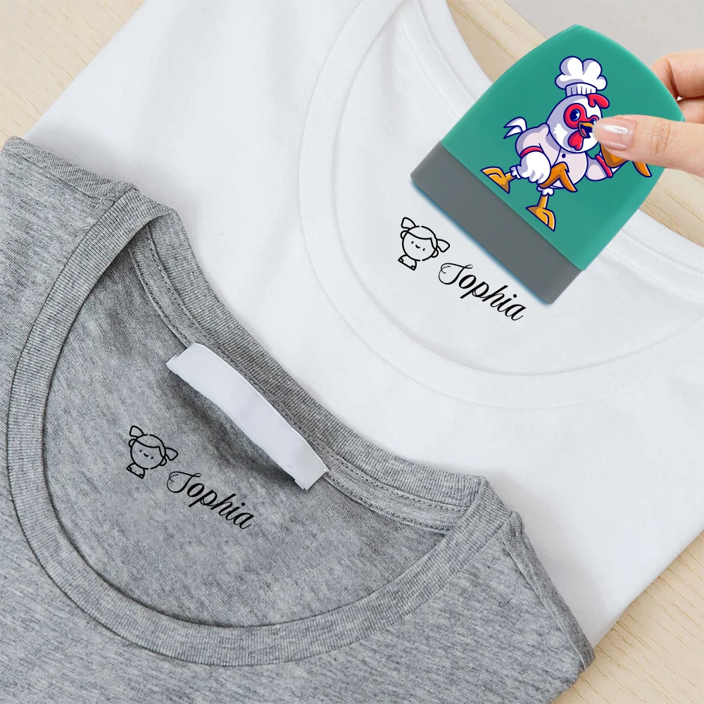 Персонализированный штамп шеф-повара с именем ребенка сделай сам печать для