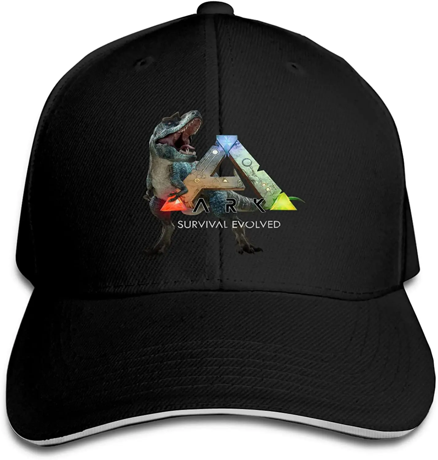 

Kezoihu ARK Survival Evolved Women's & Mens Adjustable Unisex Baseball Hat Sandwich Trucker Dad Hat Black
