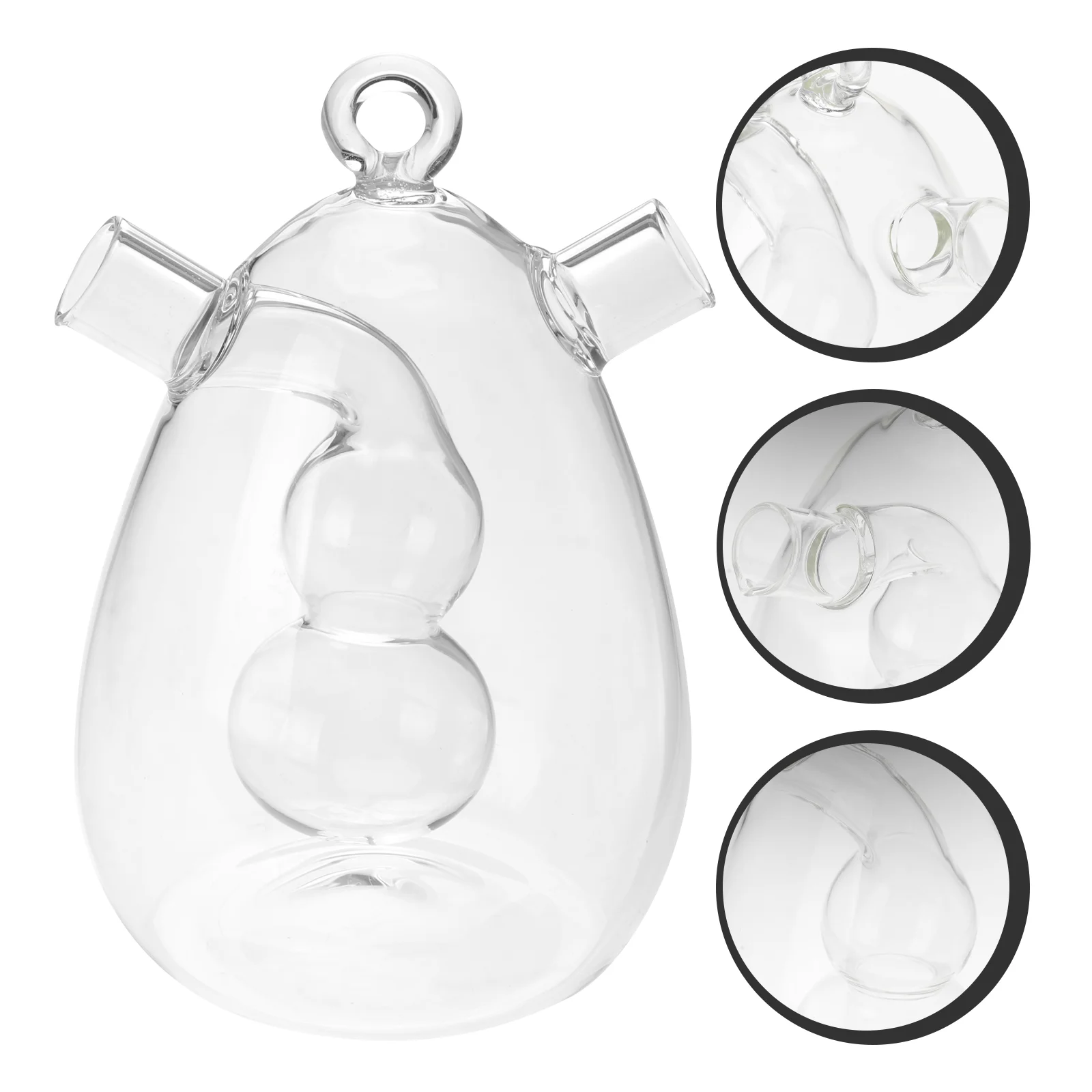 

1PC Creative Portable Glass Leakage-Proof Sauce Cruet Sauce Jar for Home