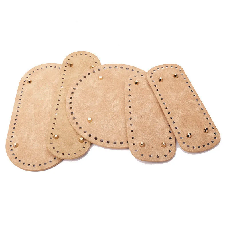 

Круглая сумочка из искусственной кожи, нижняя подкладка, «сделай сам», плетеная круглая нижняя часть для вязания сумок, сумки через плечо, а...