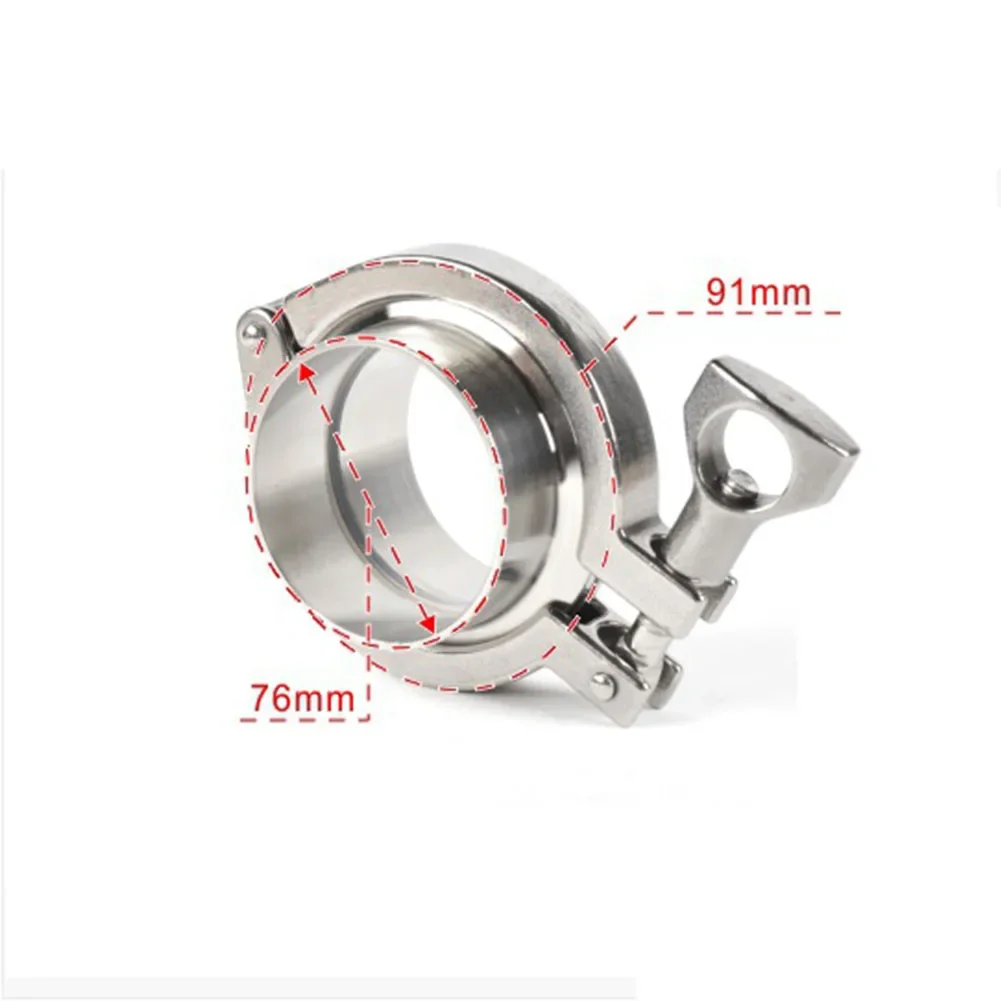 Регулируемый трехзажимный 3-дюймовый зажим для пивоварения санитарных