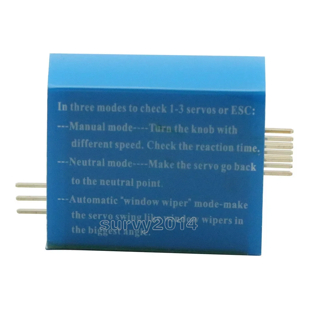 Multi Servo Tester 3CH ECS Consistency Speed Controler Power Channels CCPM