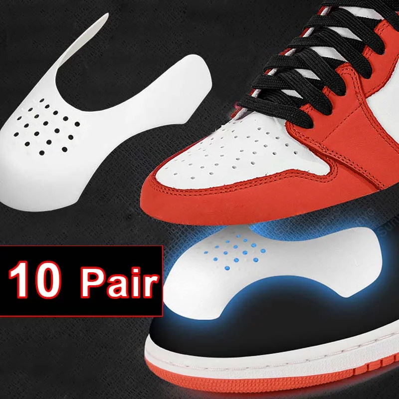 Anti Shoe Crease Protector Accessories for Shoes Accesories 10 Pairs Sticker Women Dropshipping Stretchers Men Sports Sneakers