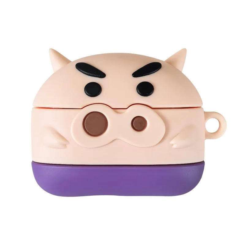 Фото Чехол для Airpods Pro 3, силиконовый защитный чехол для наушников 3D Buriburizaemon Pig для Airpods Pro 2/Airpods 4 3 2 1, детский чехол №5