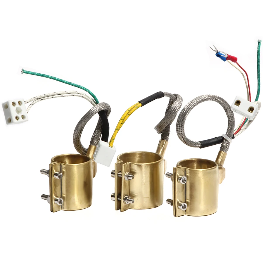 

40mm Inner Diameter 50~70mm Height Brass Band Heater 110V/220V/380V 280W/350W/400W Electric Heating Element