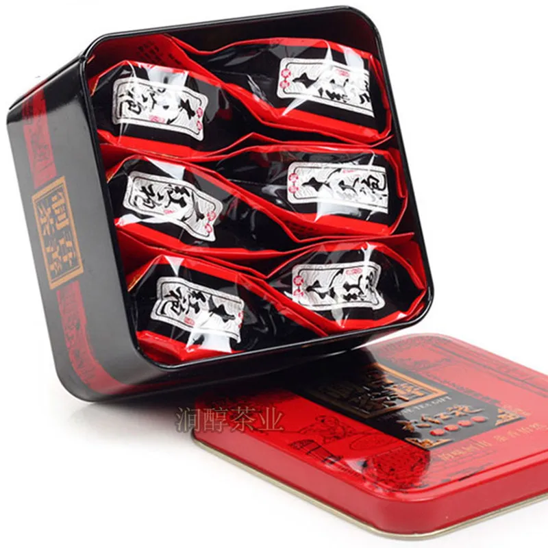 

8gX6 Bags Big Red Robe Tea 2022 Shuixian Wuyi Big Red Robe Oolong Big Red Tea Droshipping Tea Pot