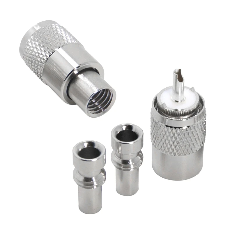 Мини-переходник UHF Male PL259 к разъему RG8X RG59 RG8 RF коаксиальный адаптер прост в
