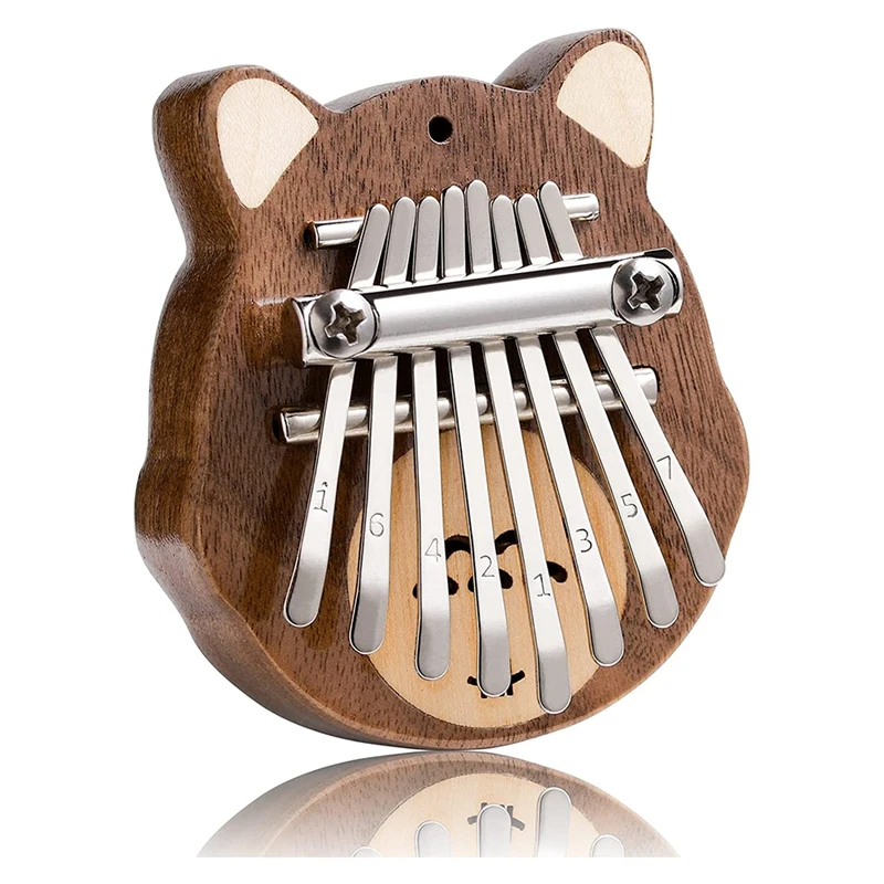 

Миниатюрное пианино Kalimba на 8 клавиш для пальцев, музыкальный инструмент марбы, хороший аксессуар, подарок для семейного праздника