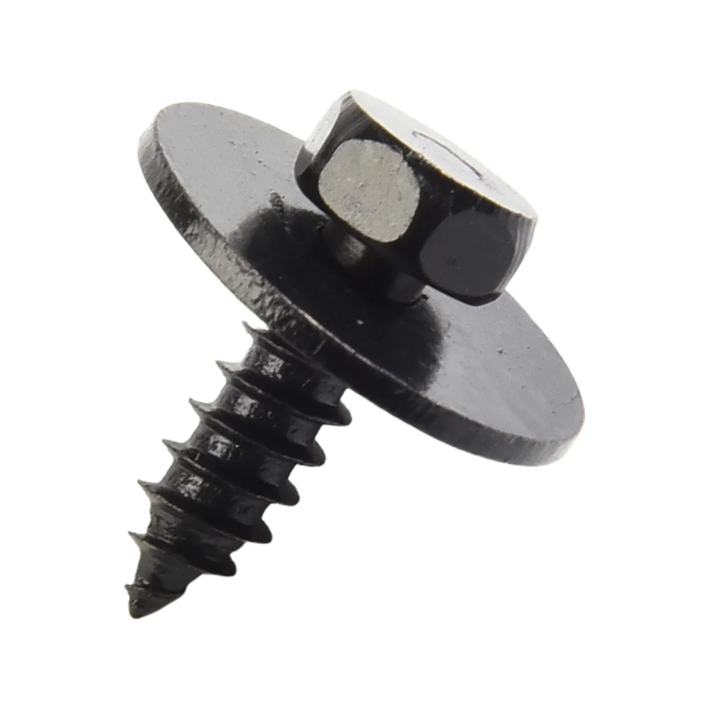 

Hex Head Screw Truck 07147129160 10PCS Black Exterior Accessories For BMW E46 E60 E90 Replace Install Brand New
