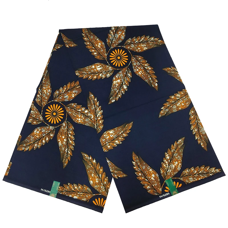 Новейшая нигерийская Анкара африканская восковая ткань с принтом настоящий