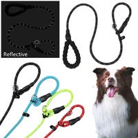 newly 1 41 72 0m dog leashes colorful nylon round ropes leash large medium and small dogs practical walking chain dog ropes