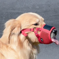 dog muzzles bite proof adjustable dog muzzle breathable dogs muzzle barking proof mouth cover for large dogs walking pet product