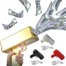 Shoot Money Gun Toy Party Banknote Shoot Pistol Paper Money Shooter Throwing Machine Funny Game Fashion Gift Party Supply Toys
