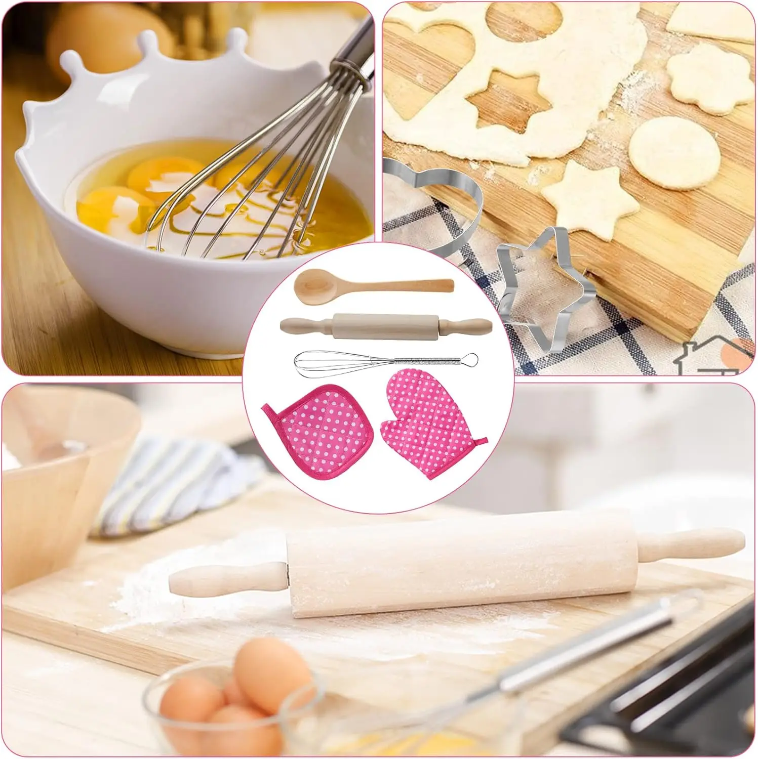 Детский набор для приготовления пищи и выпечки 11 шт. девочек 3-8 лет костюм