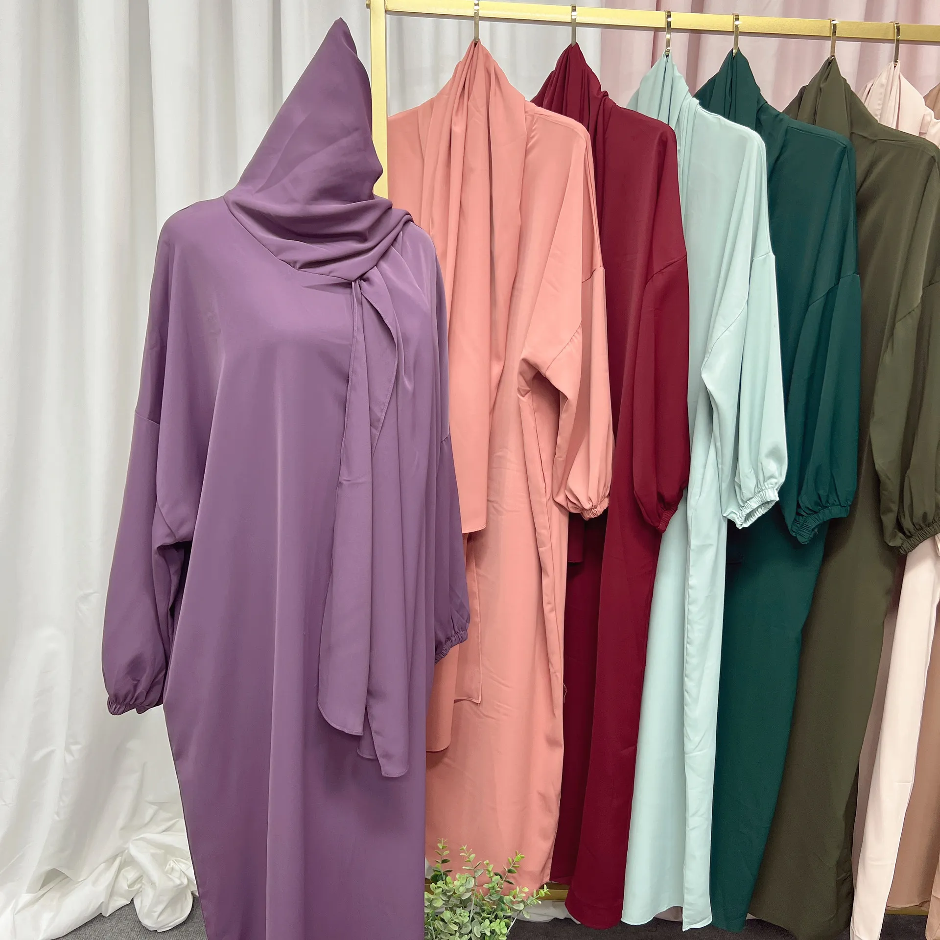 Элегантное открытое Модное новое платье для мусульманских женщин, летняя абайя Рамадан, мусульманская одежда, молодежная популярная