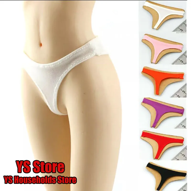 Лидер продаж 1/6 женские стринги-солдат эластичное нижнее белье однотонное модель