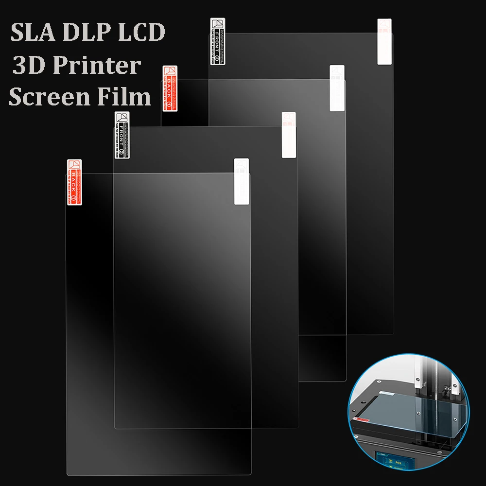 2/4/6 Pz Resina Uv 3D Piattaforma Di Stampa Pellicola Per Schermo Sla Dlp Lcd Stampante 3D Pellicola Proteggi Schermo Per Anycubic Photon Mono X