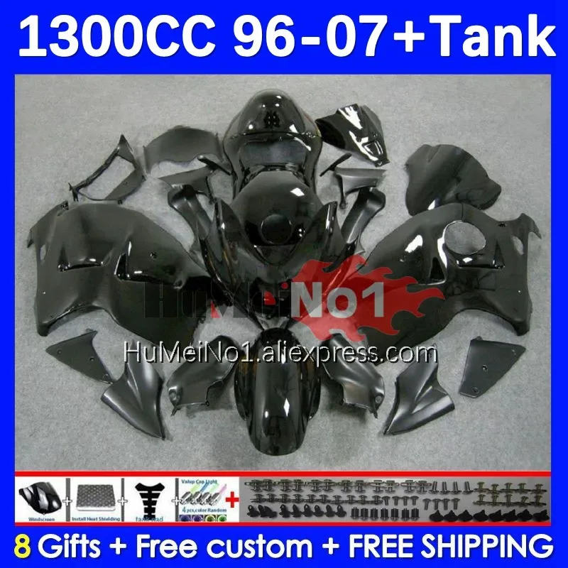 

Hayabusa For SUZUKI GSXR 1300 CC GSXR-1300 28No.55 GSXR1300 96 97 98 99 00 01 2002 2003 2004 2005 2006 2007 Fairing glossy black