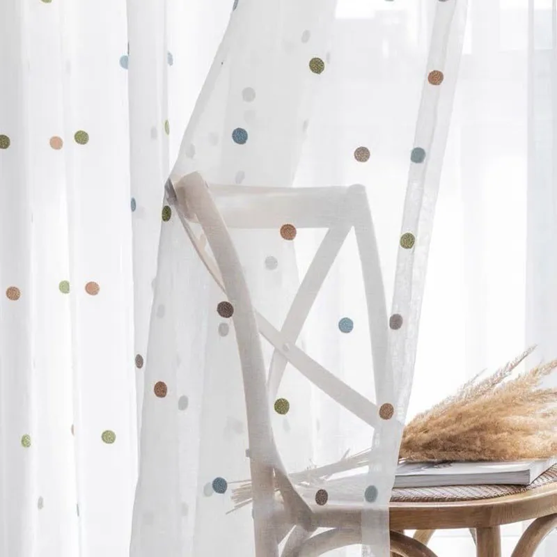 

Шифоновая занавеска WPKIRA просвечивающая