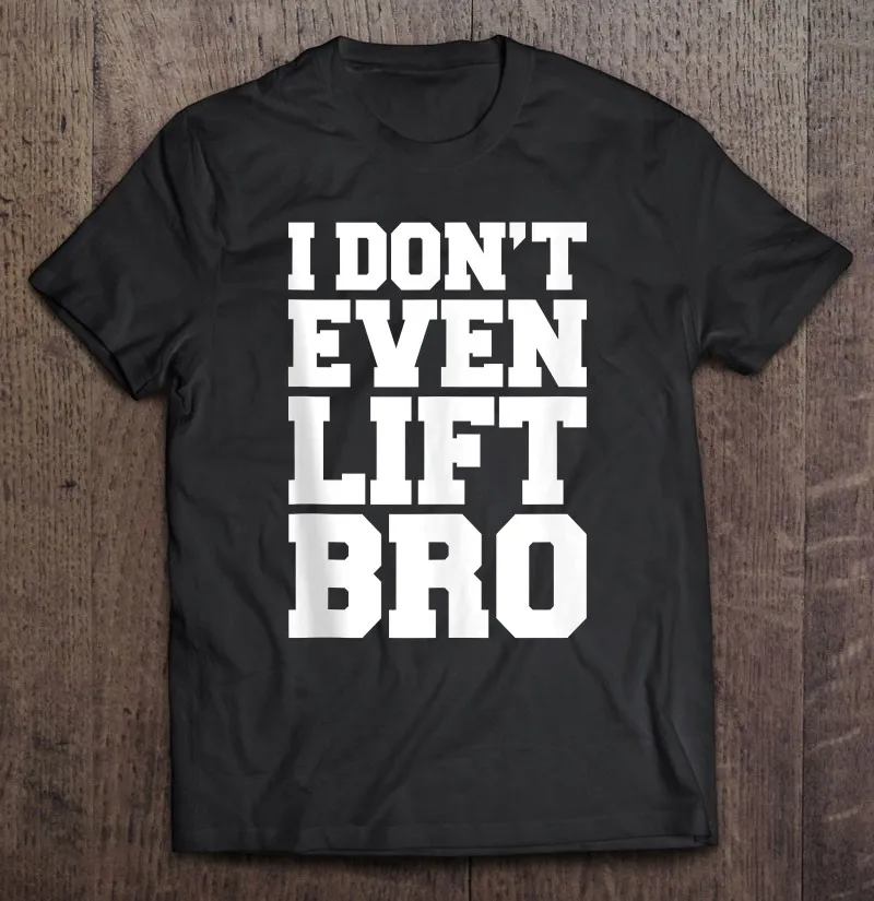 

Мужская футболка оверсайз I't Lift Bro, простая футболка, Мужская футболка