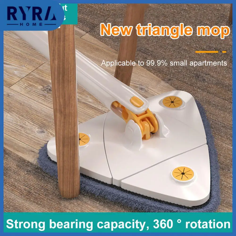 

Reusable Cleaning Mop 360 Rotatable Adjustable Spin Mops 360 Rotatable For Tub Tile Floor Window Fine Fiber Wiper Brush 1pcs S