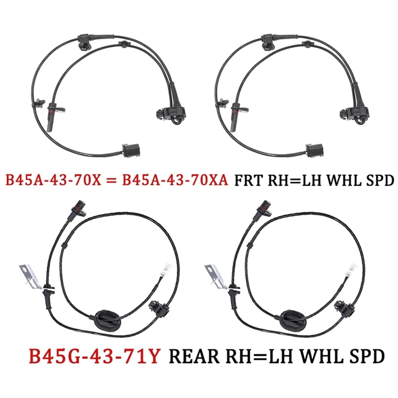 4 шт. детали для Mazda 3 (BM BN) L4 2.0L 2.5L 2014-2018 ABS