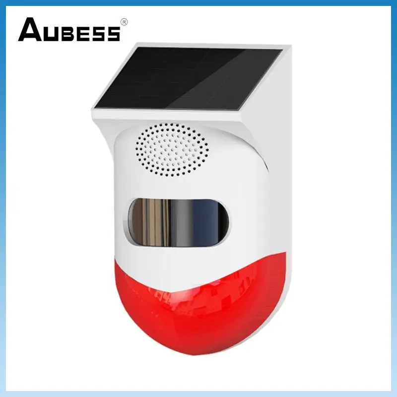 

Солнечная Сирена безопасности Rf433 с дистанционным управлением, инфракрасный детектор Ночного распознавания, батарея большой емкости, Пасс...