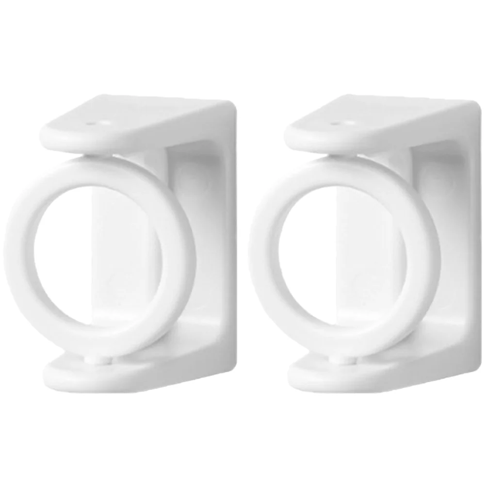 

2 Pcs Shower Rod Bracket Curtain Rod Holder
