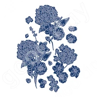 arrival new homely hydrangea metal cutting dies scrapbook diary decoration stencil embossing template diy greeting card handmade