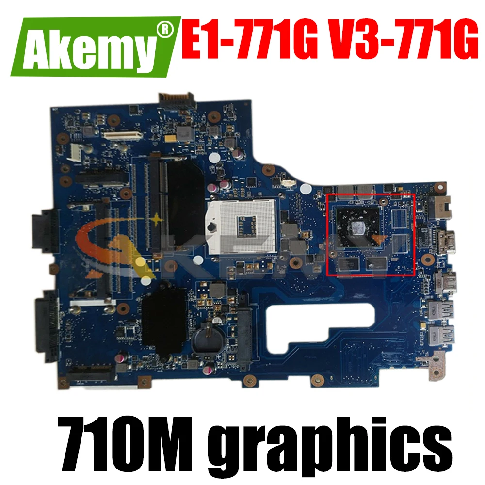 

Материнская плата AKEMY NBMG511001 NB.MG511.001 для ноутбука Acer aspire E1-771G V3-771G DDR3 710M graphics