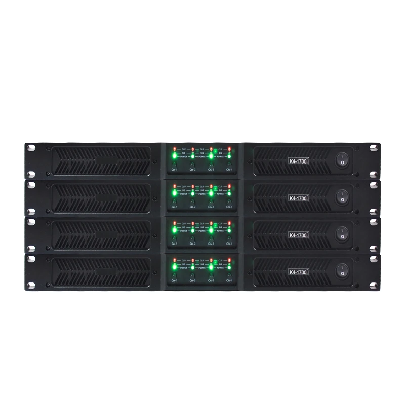 Sinbosen K4-1700 4 Kanalen Professionele Audio Digitale 4000 Вт Klasse D Versterker En Compar искусство