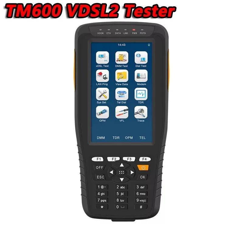 Тестер TM600 VDSL2 (ADSL2+/VDSL2/OPM/ VFL/TDR) Универсальная полнофункциональная версия