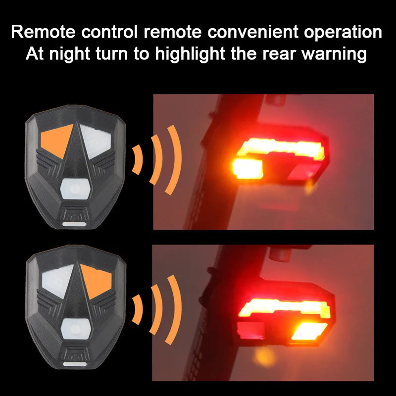 BUCKLOS задний фонарь поворота велосипеда беспроводной сигнальный светильник для