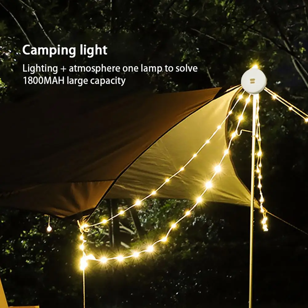 

Multifunctional Portable Camping Light Outdoor Tent Decoration LED Light String With Waterproof IP67