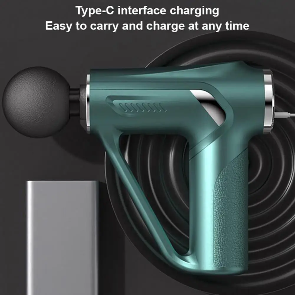 

Massage Gun Deep Tissue Percussion Mini LCD 32 Speeds Muscle Massager Pain Relief Body Relax Fitness Equipment