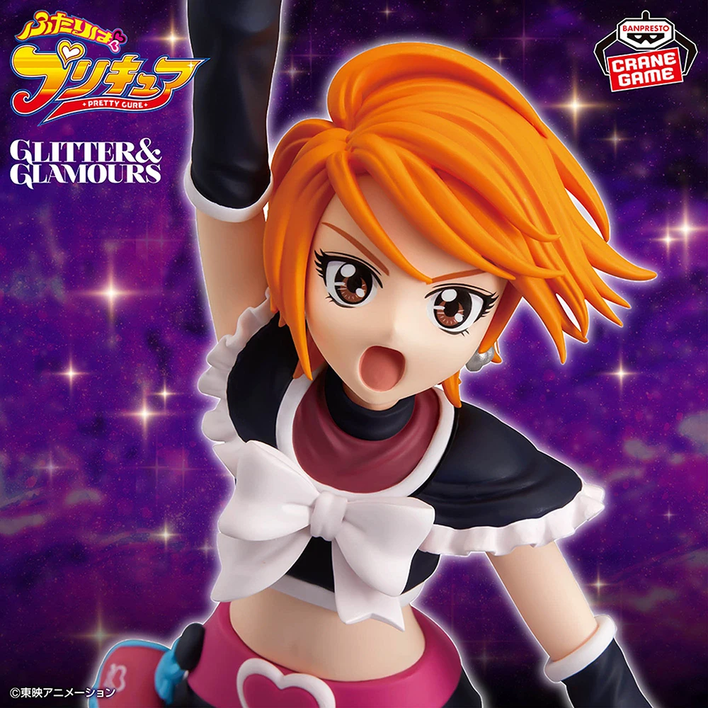 Фото Оригинальные в наличии BANPRESTO GLITTER&GLAMOURS Cure White Cure, черные аниме-фигурки, коллекция моделей, игрушки, украшение стола, подарки №2