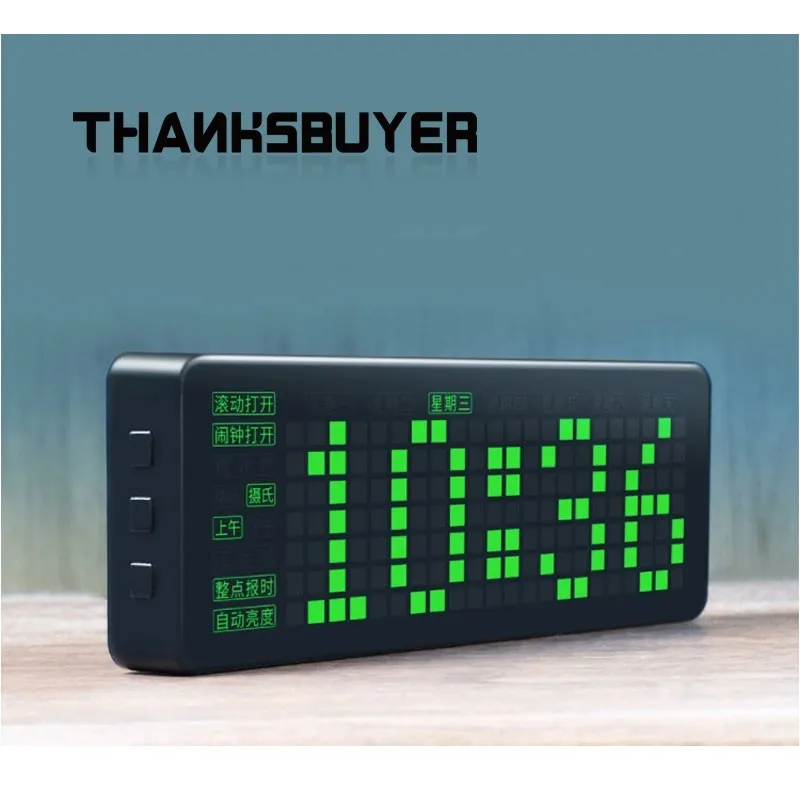 Цифровые электронные часы Waveshare Pico креативные высокоточные Многофункциональные