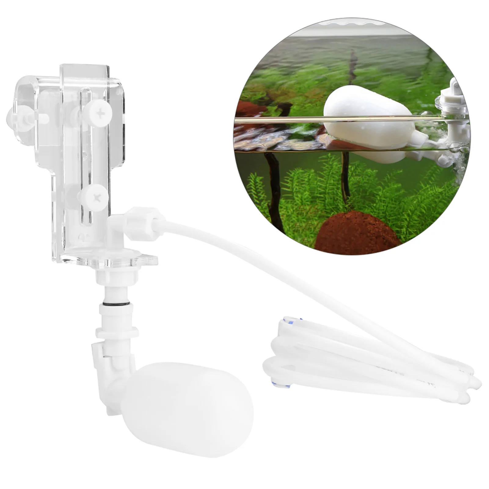 

Auto Water Filler Fish Tank Plastic Water Level Controller Adjustable Float Valve Aquarium Sump