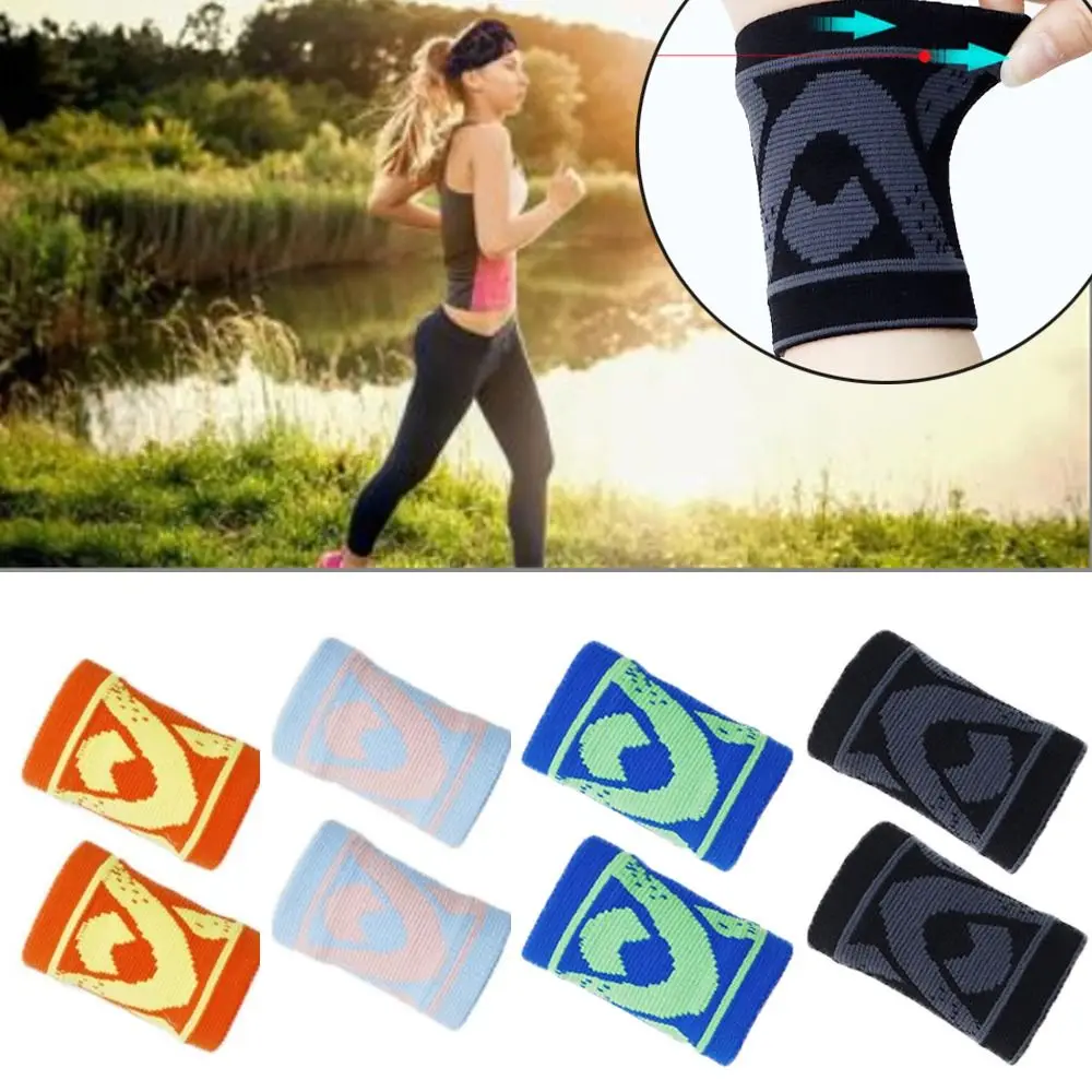 

Nylon Sport Wristband Sweatband Breathable Knitted Sweatband Comfortable to Wear High Elasticity Sports Wrist Protector Yoga