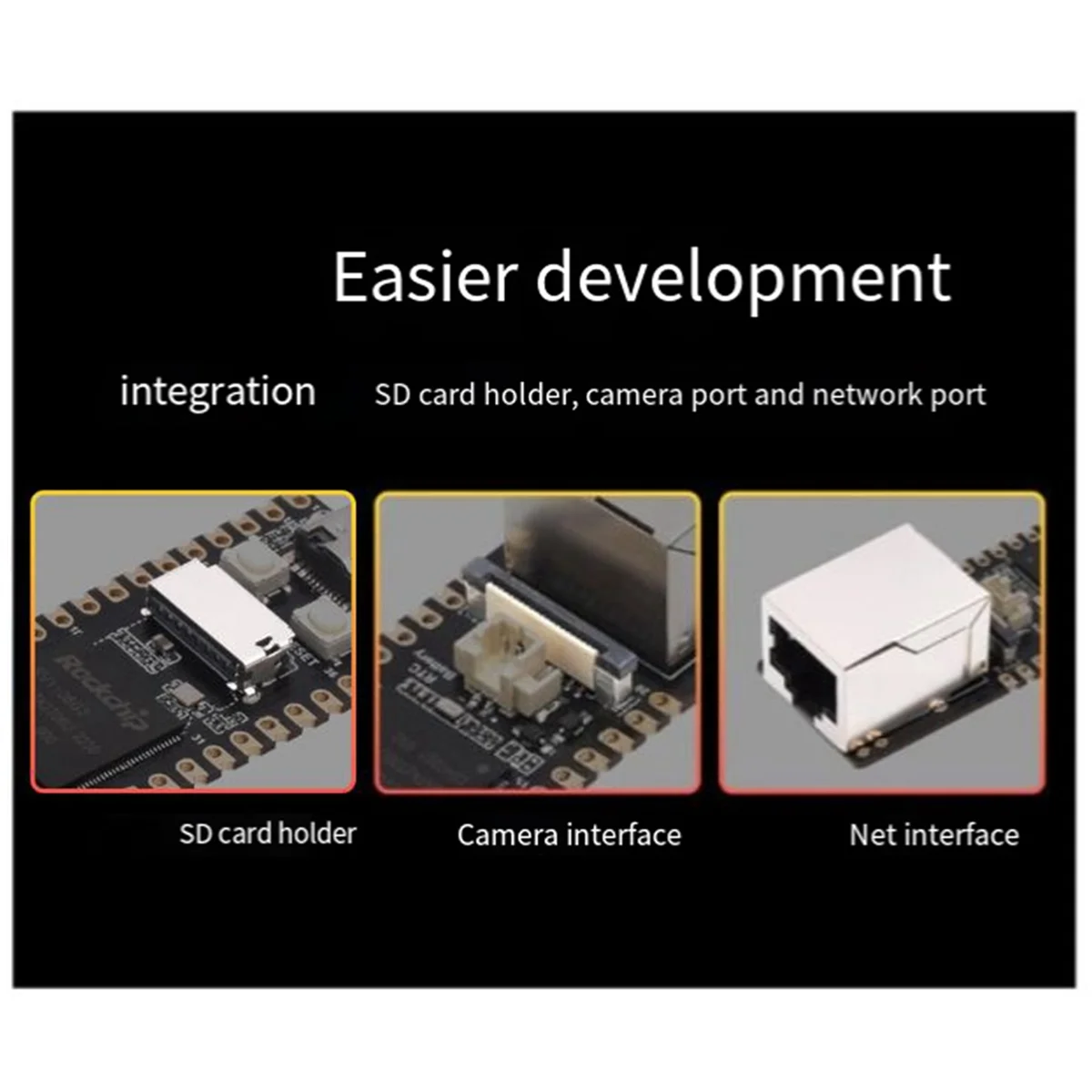 RV1106 Портативный Pico Pro Mini Linux RISC Многофункциональный удобный модуль макетной платы