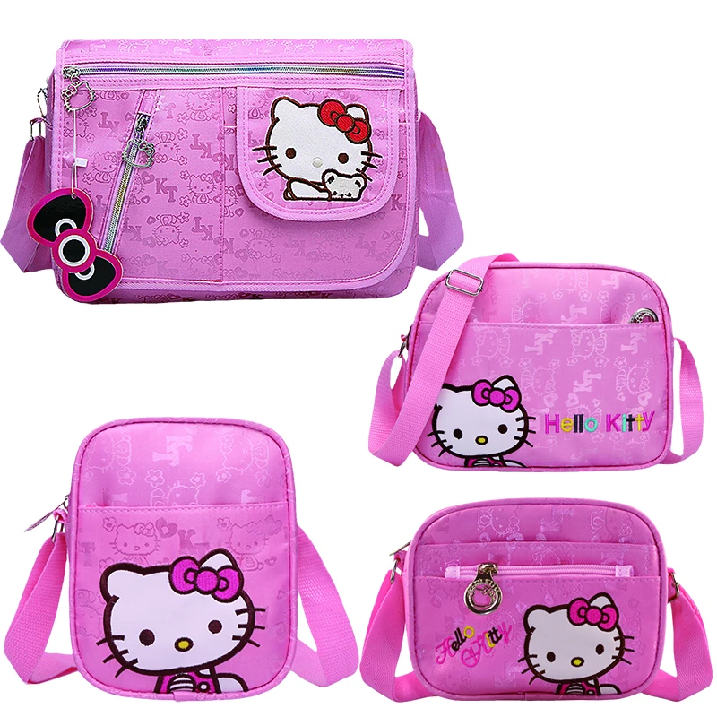 Hello Kitty Children's Bags Girls' Messenger Bags Fashion Princess Bags Cute Cartoon Shoulder Bags Little Girls' Shoulder Bags