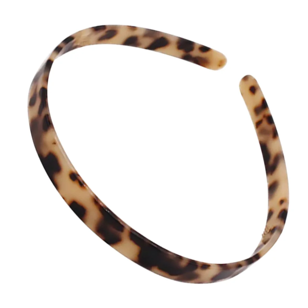 

Leopard Patterns Printed Hair Hoops Headbands Stylish Party Headband