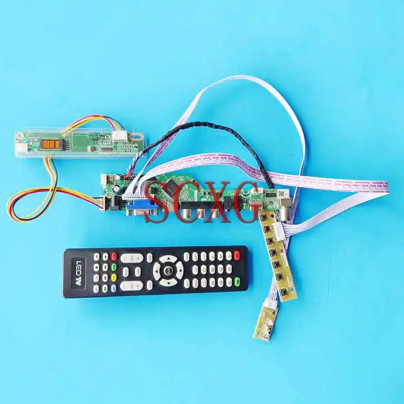 

Для ноутбука LP164WD1, плата контроллера ЖК-экрана 1600*900 16,4 "VGA HDMI-совместимый AV USB, комплект «сделай сам», 1CCFL LVDS 30 Pin