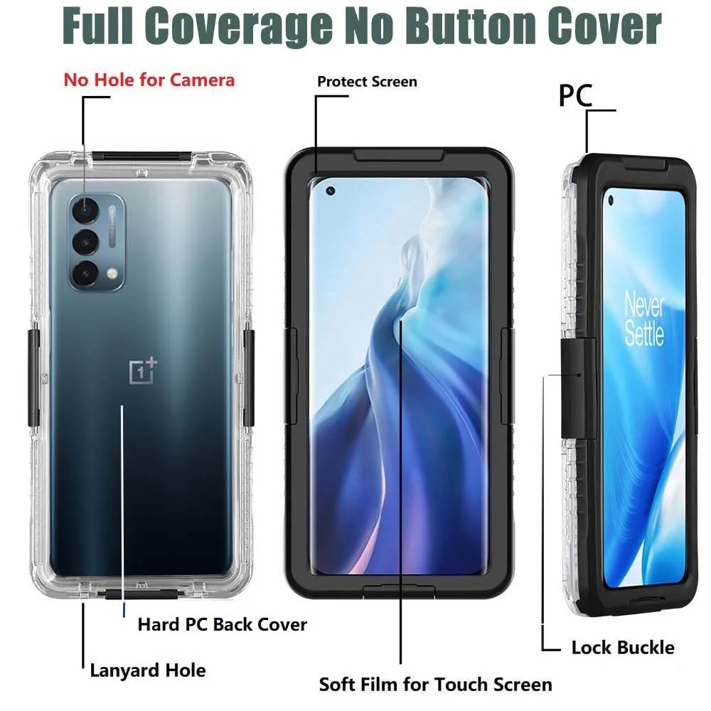 Waterproof Phone Cases for Redmi A2 A1 10 Swimming Pouch Shockproof Cover Protective Phone Bumper Shell Capa Coque