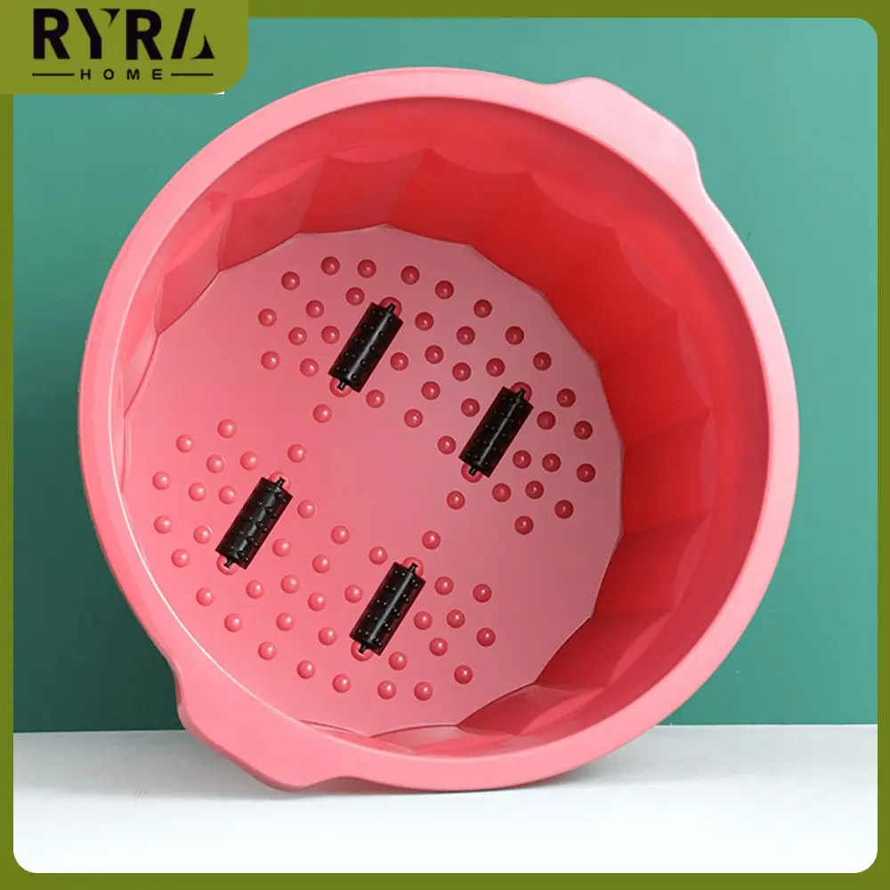 

Slows Down Heat Dissipation Foot Washing Bucket Quick Sweating 76 Massage Points Foot Basin Bottom Elevation Design Foot Tub