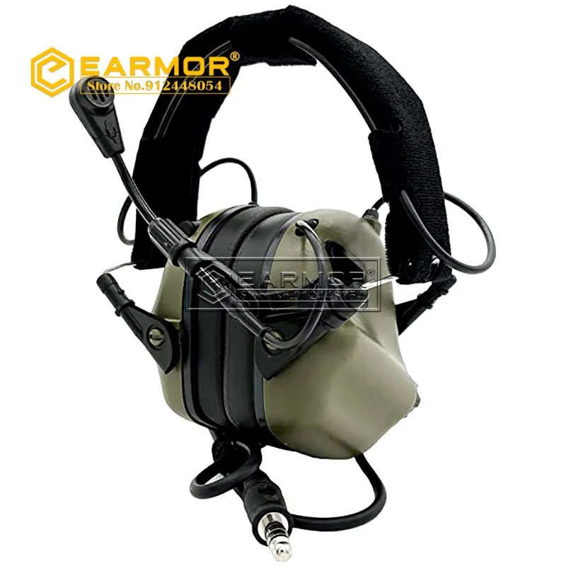Скидка EARMOR M32 MOD3 тактическая гарнитура и дуговой рельсовый адаптер Комплект шумоизоляция съемки для быстрой загрузки шлема