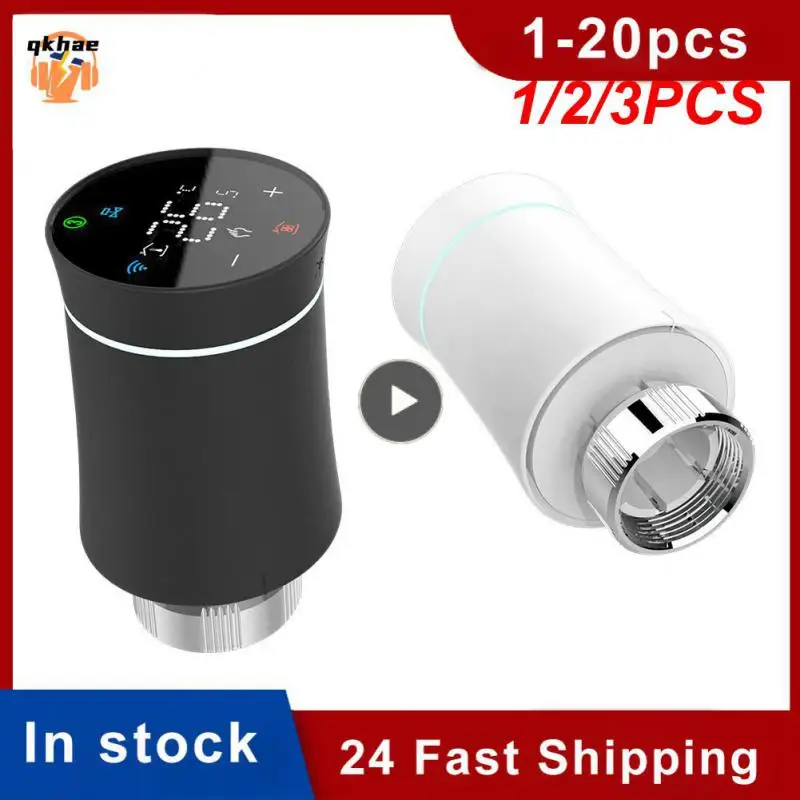 

1/2/3PCS TRV ZigBee 3.0 Tuya New Radiator Actuator Valve Smart Programmable Thermostat Temperature Heater Alexa Voice Control