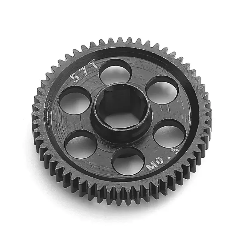 Steel Metal 0.5M 57T 59T Spur Gear Main ARA311196 for 1/18 Granite Grom RC Car Upgrade Parts Accessories