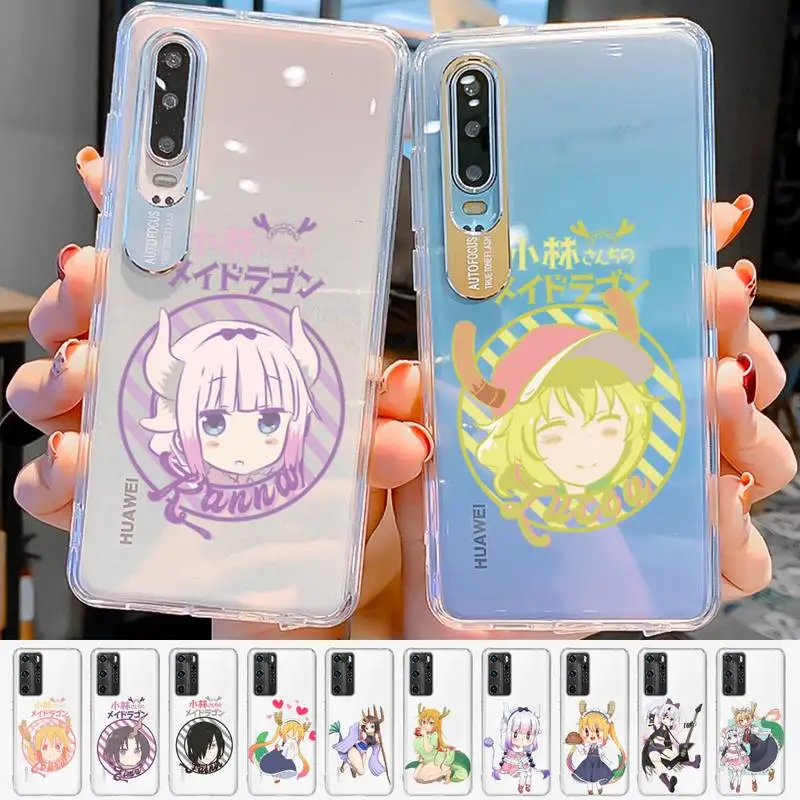 

YNDFCNB Miss Kobayashi's Dragon Maid Phone Case For Huawei P 20 30 40 pro lite Psmart2019 Honor 8 10 20 Y5 6 2019 Nova3E