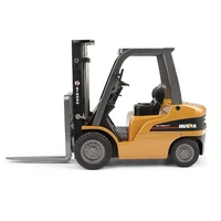 150 scale diecast forklift truck toys high detail metal construction vehicles model toy birthday gift for kids